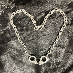 NWOT King Baby 925 Sterling Handcuff Chain Chocker (Very Heavy 51.8g ) Statement